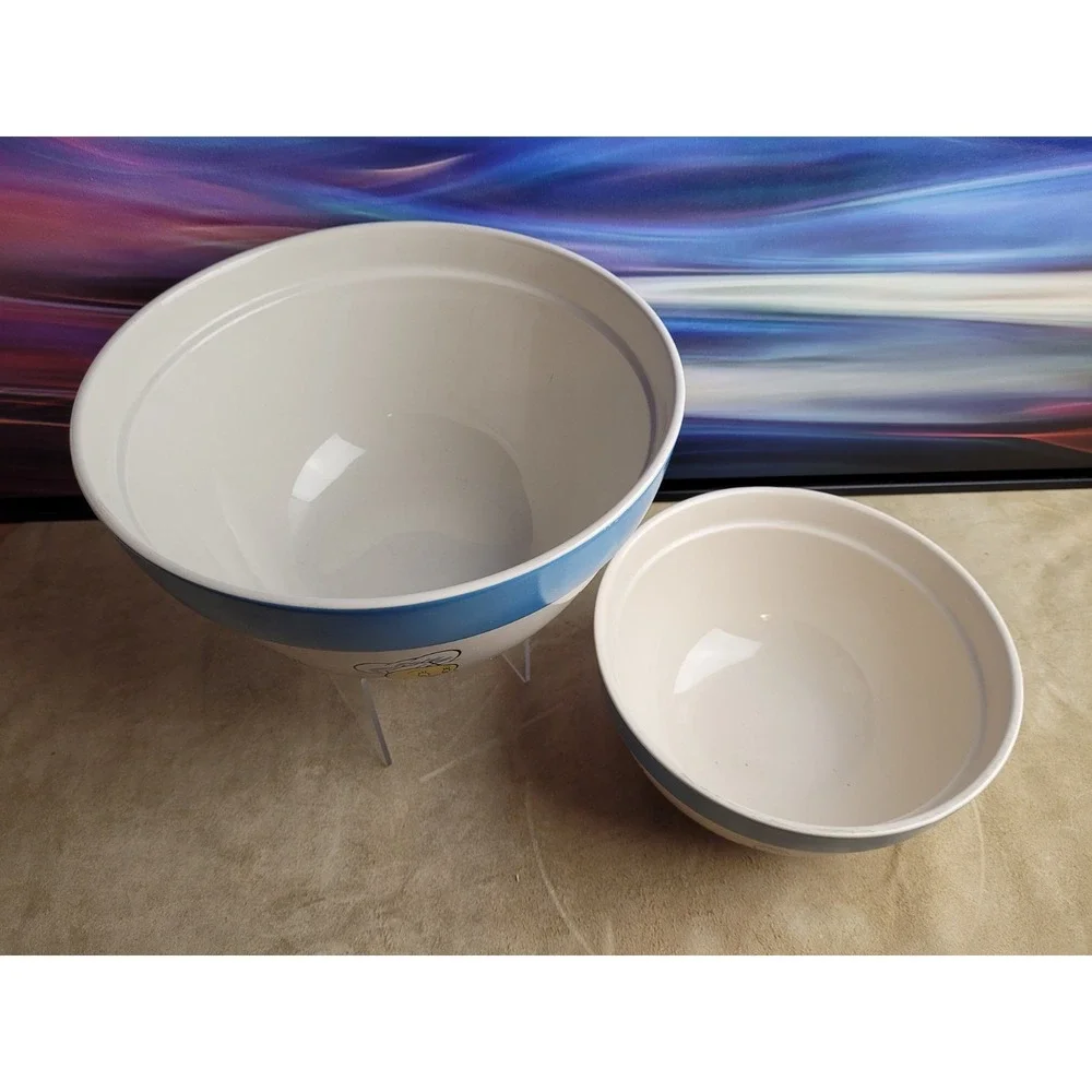 Vintage Warner Brothers Looney Tunes Mixing Bowl Set Ceramic Exclusive 1995-Rare